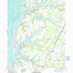 United States Geological Survey Franktown, VA (1968, 24000-Scale) digital map