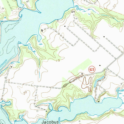 United States Geological Survey Franktown, VA (1968, 24000-Scale) digital map