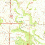United States Geological Survey Frankville, IA (1971, 24000-Scale) digital map