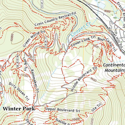 United States Geological Survey Fraser, CO (2022, 24000-Scale) digital map