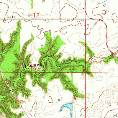United States Geological Survey Fraser, IA (1965, 24000-Scale) digital map