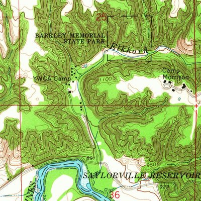 United States Geological Survey Fraser, IA (1965, 24000-Scale) digital map