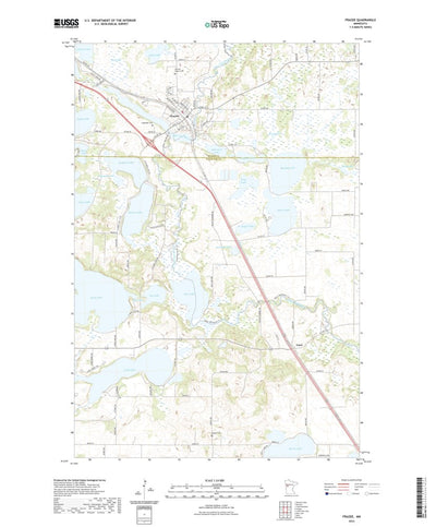 United States Geological Survey Frazee, MN (2022, 24000-Scale) digital map