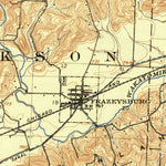 United States Geological Survey Frazeysburg, OH (1910, 62500-Scale) digital map