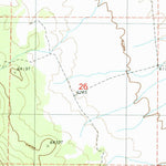 United States Geological Survey Frazier Creek, NV (1986, 24000-Scale) digital map
