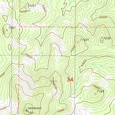 United States Geological Survey Frazier Creek, NV (1986, 24000-Scale) digital map