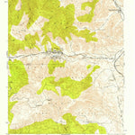 United States Geological Survey Frazier Mountain, CA (1942, 24000-Scale) digital map