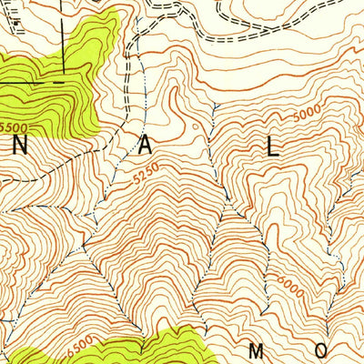 United States Geological Survey Frazier Mountain, CA (1942, 24000-Scale) digital map
