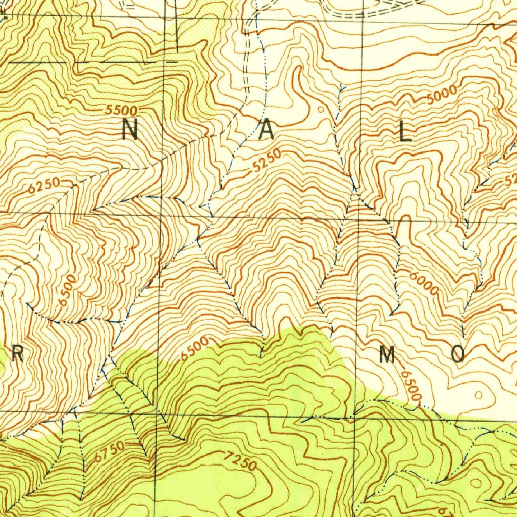 Frazier Mountain, CA (1944, 31680-Scale) Map by United States ...