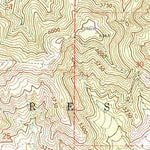 United States Geological Survey Frazier Mountain, CA (1958, 24000-Scale) digital map