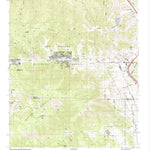 United States Geological Survey Frazier Mountain, CA (1991, 24000-Scale) digital map