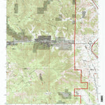 United States Geological Survey Frazier Mountain, CA (1995, 24000-Scale) digital map