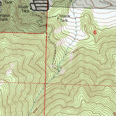 United States Geological Survey Frazier Mountain, CA (1995, 24000-Scale) digital map