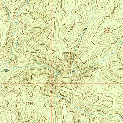 United States Geological Survey Frazier Wells, AZ (1967, 24000-Scale) digital map