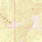 United States Geological Survey Frazier Wells SW, AZ (1967, 24000-Scale) digital map