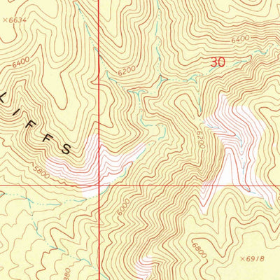 United States Geological Survey Frazier Wells SW, AZ (1967, 24000-Scale) digital map