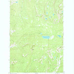 United States Geological Survey Fred Burr Lake, MT (1971, 24000-Scale) digital map
