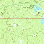 United States Geological Survey Fred Burr Lake, MT (1971, 24000-Scale) digital map