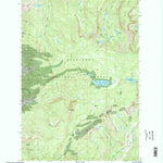 United States Geological Survey Fred Burr Lake, MT (1996, 24000-Scale) digital map