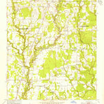 United States Geological Survey Fred, LA (1954, 24000-Scale) digital map