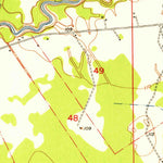 United States Geological Survey Fred, LA (1954, 24000-Scale) digital map