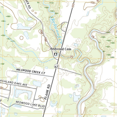 United States Geological Survey Fred, LA (2020, 24000-Scale) digital map