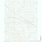 United States Geological Survey Freda Creek, WY (1982, 24000-Scale) digital map