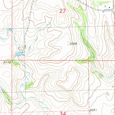 United States Geological Survey Freda, ND (1980, 24000-Scale) digital map