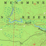 United States Geological Survey Fredenberg Lake, WI (1973, 24000-Scale) digital map