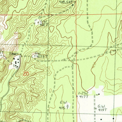 United States Geological Survey Frederic, MI (1985, 24000-Scale) digital map
