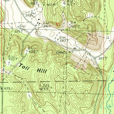 United States Geological Survey Frederic, MI (1985, 24000-Scale) digital map