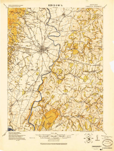 United States Geological Survey Frederick, MD-VA (1908, 62500-Scale) digital map