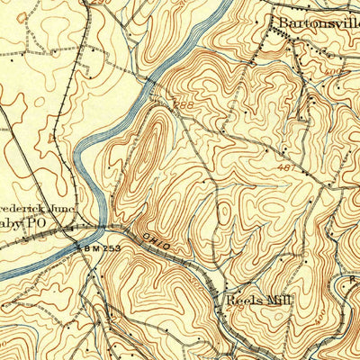 United States Geological Survey Frederick, MD-VA (1909, 62500-Scale) digital map