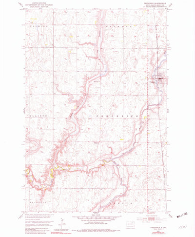 United States Geological Survey Frederick, SD (1953, 24000-Scale) digital map