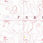 United States Geological Survey Frederick, SD (1953, 24000-Scale) digital map