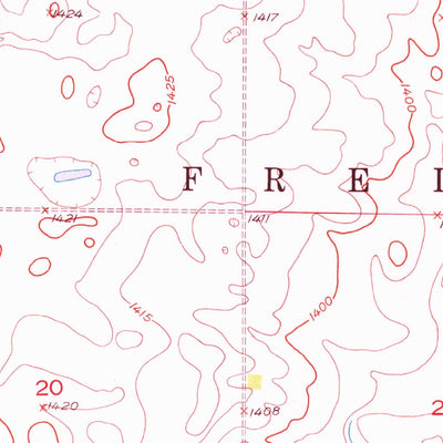 United States Geological Survey Frederick, SD (1953, 24000-Scale) digital map