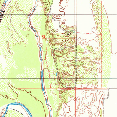 United States Geological Survey Frederick SW, OK-TX (1984, 24000-Scale) digital map