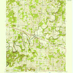 United States Geological Survey Fredericksburg, IN (1953, 24000-Scale) digital map