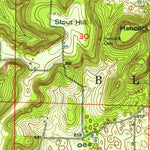 United States Geological Survey Fredericksburg, IN (1953, 24000-Scale) digital map