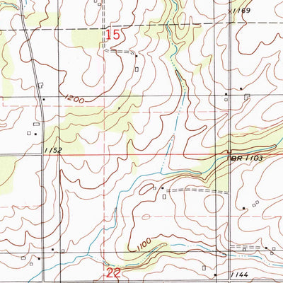 United States Geological Survey Fredericksburg, OH (1994, 24000-Scale) digital map
