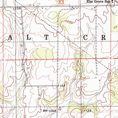United States Geological Survey Fredericksburg, OH (1994, 24000-Scale) digital map