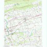 United States Geological Survey Fredericksburg, PA (1955, 24000-Scale) digital map