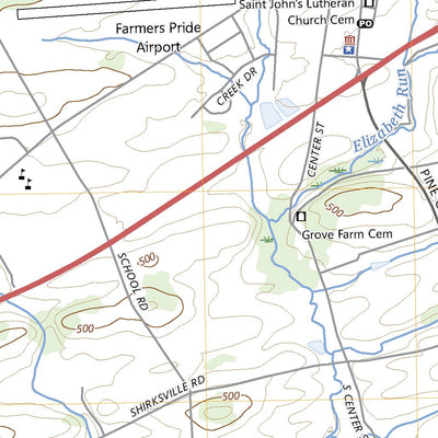 United States Geological Survey Fredericksburg, PA (2023, 24000-Scale) digital map