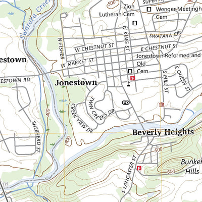 United States Geological Survey Fredericksburg, PA (2023, 24000-Scale) digital map