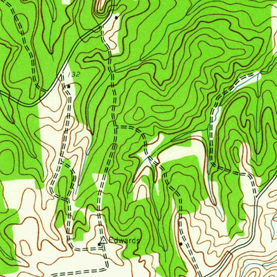 United States Geological Survey Fredericksburg, VA (1943, 24000-Scale) digital map
