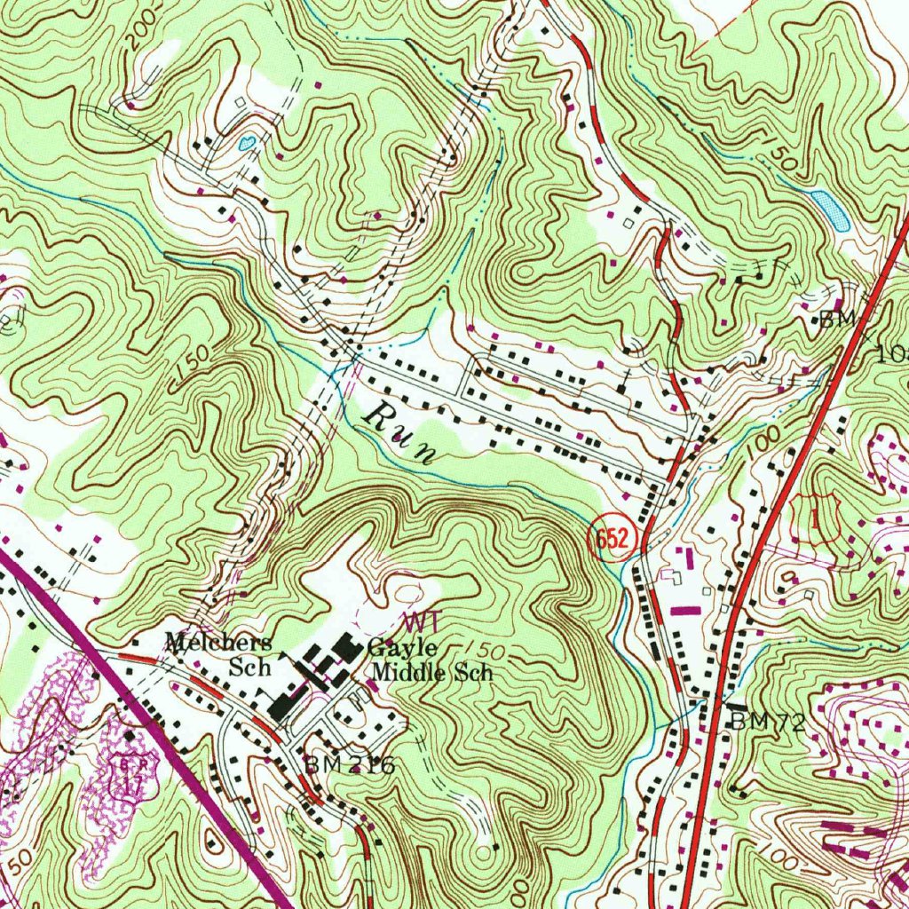 Fredericksburg, VA (1966, 24000-Scale) Map by United States Geological ...