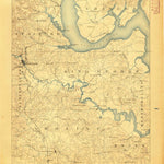 United States Geological Survey Fredericksburg, VA-MD (1889, 125000-Scale) digital map
