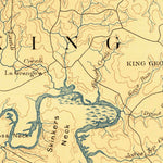United States Geological Survey Fredericksburg, VA-MD (1889, 125000-Scale) digital map