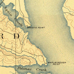 United States Geological Survey Fredericksburg, VA-MD (1889, 125000-Scale) digital map