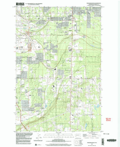United States Geological Survey Frederickson, WA (1997, 24000-Scale) digital map